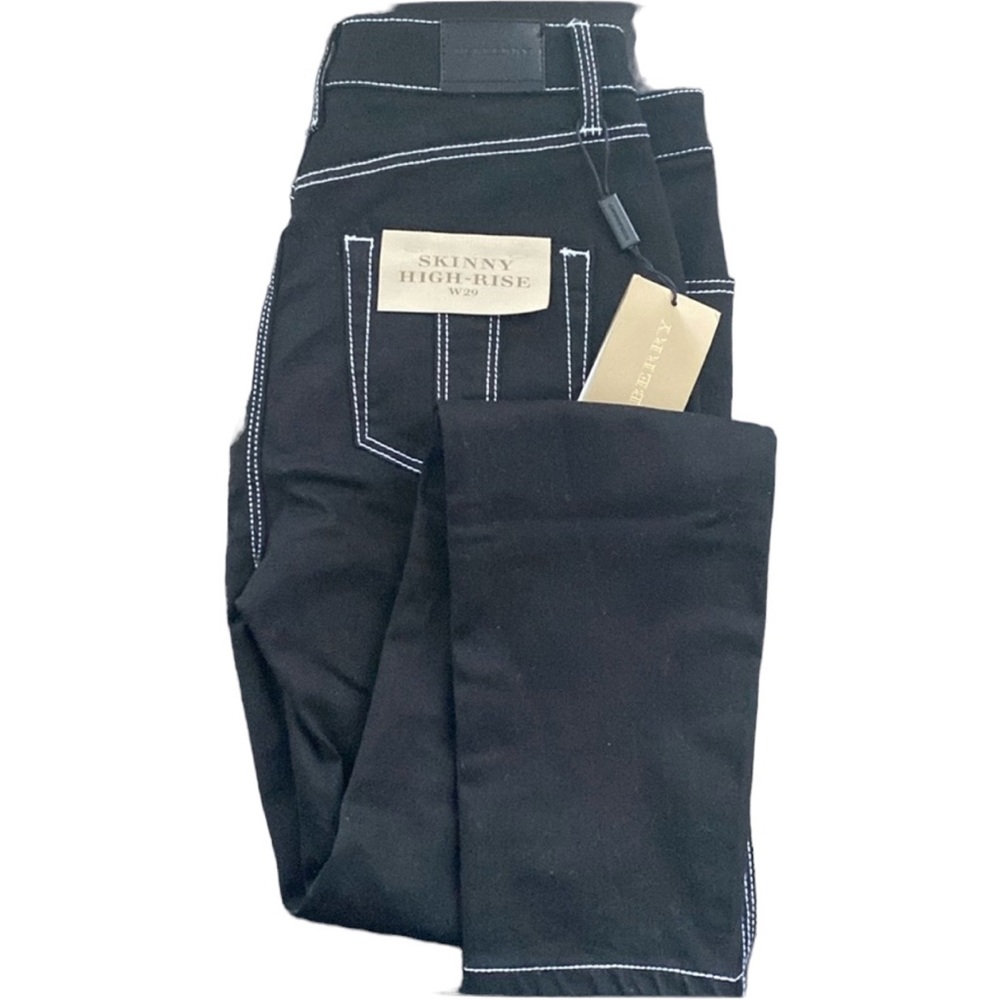 Burberry high waisted skinny jeans